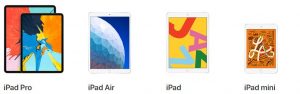 iPad Pro, iPad Air, iPad, iPad mini özel servisi
